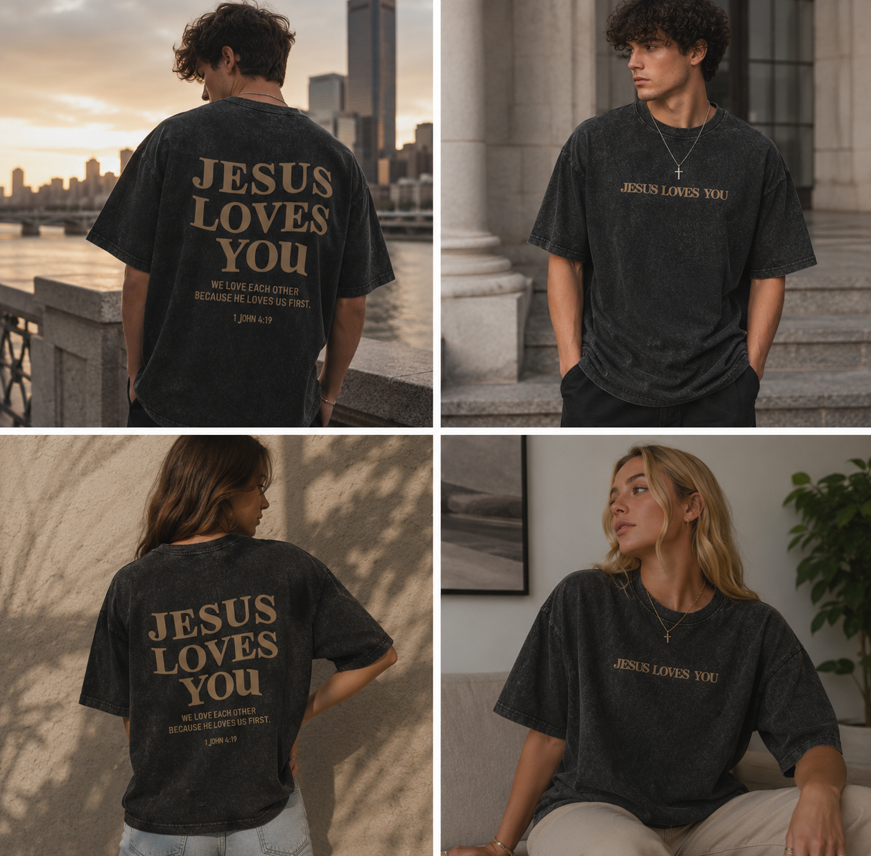 Jesus Loves You Tee-Shirt (Unisex)