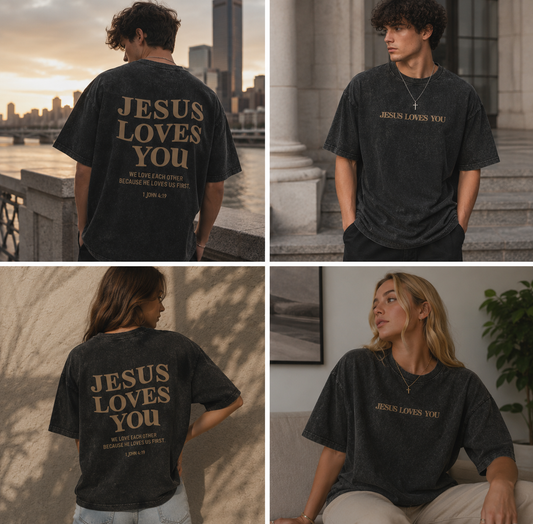 Jesus Loves You Tee-Shirt (Unisex)